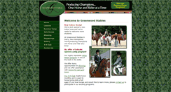 Desktop Screenshot of greenwoodstables.com